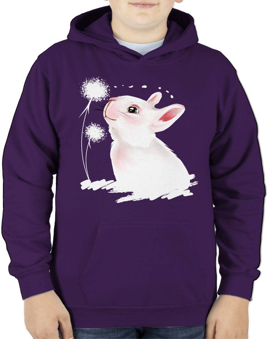 Shirtracer Hase mit Pusteblume: T-Shirt Turnbeutel Shirtracer Sonderangebot der Fabrik