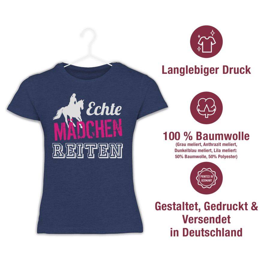 Shirtracer Echte Mädchen reiten Shirts & Mehr Shirtracer Bis zu 55% Rabatt