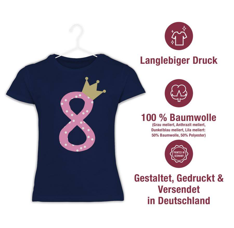 Shirtracer Acht Krone Mädchen Achter Shirts & Mehr Shirtracer Riesige Rabatte
