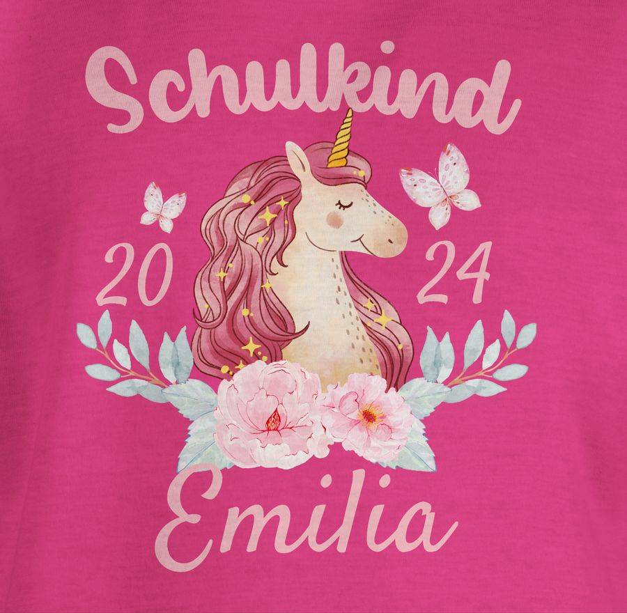 Shirtracer Schulkind Einhorn 2024 Shirts & Mehr Shirtracer Angebote