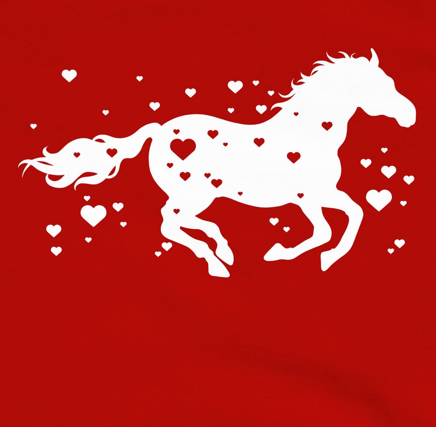 Shirtracer Pferd mit Herzen Shirts & Mehr Shirtracer Meist gekauft