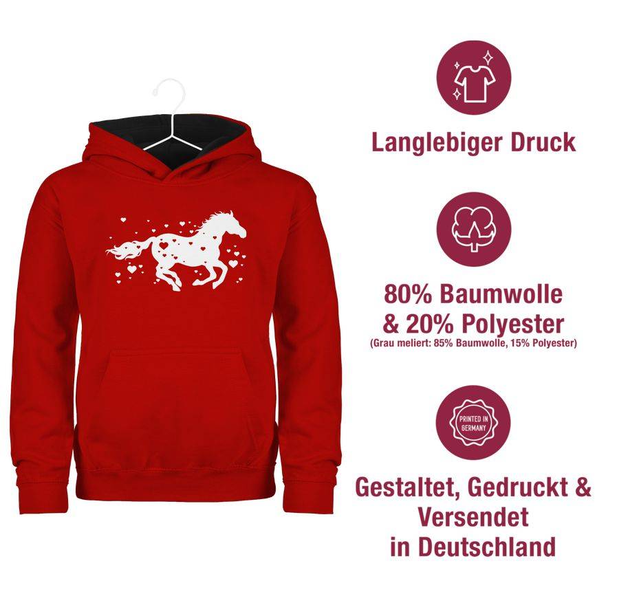 Shirtracer Pferd mit Herzen Shirts & Mehr Shirtracer Meist gekauft