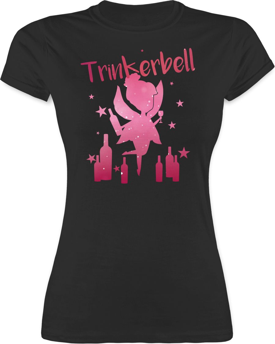 Shirtracer Trinkerbell mit Flaschen Shirts & Mehr Shirtracer Versandkostenfrei