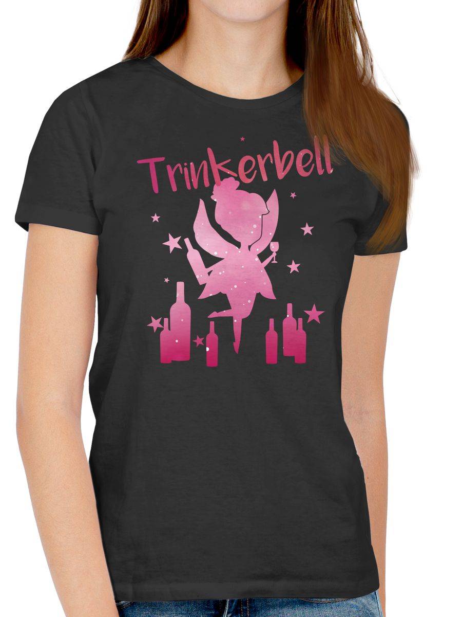 Shirtracer Trinkerbell mit Flaschen Shirts & Mehr Shirtracer Versandkostenfrei