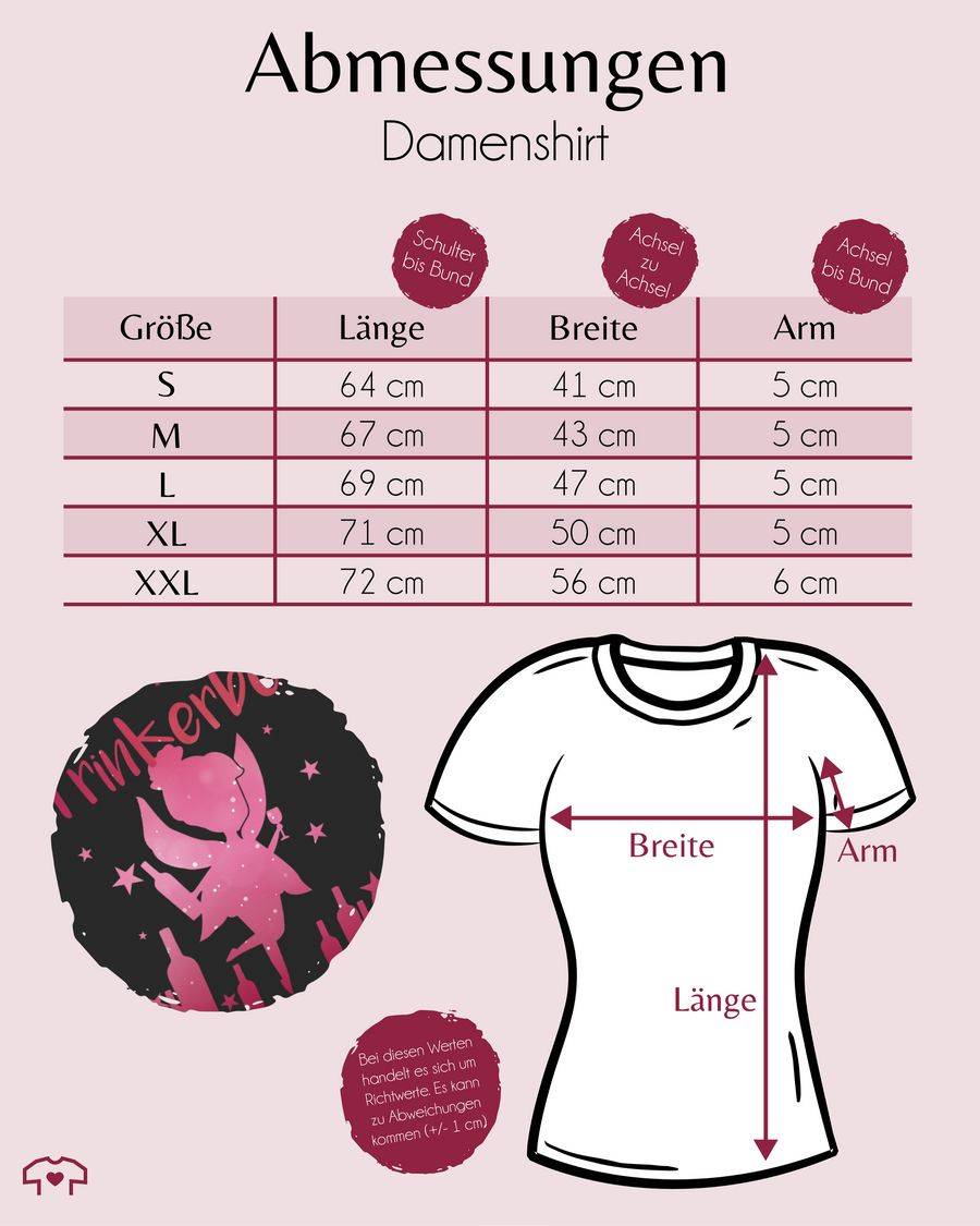 Shirtracer Trinkerbell mit Flaschen Shirts & Mehr Shirtracer Versandkostenfrei