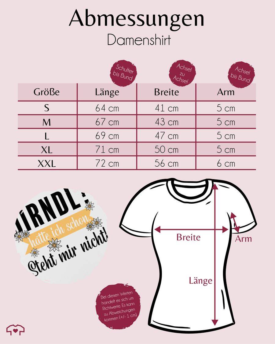 Shirtracer Dirndl - hatte ich schon steht mir nicht - schwarz: Tshirt Gym Bag Shirtracer Großer Ausverkauf