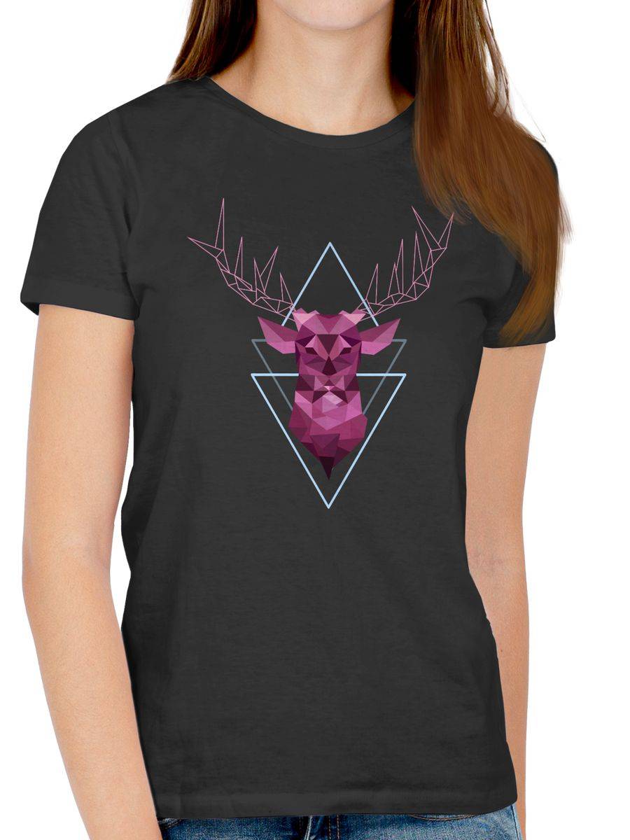 Shirtracer Hirsch Geometrisch Shirts & Mehr Shirtracer Preisnachlass