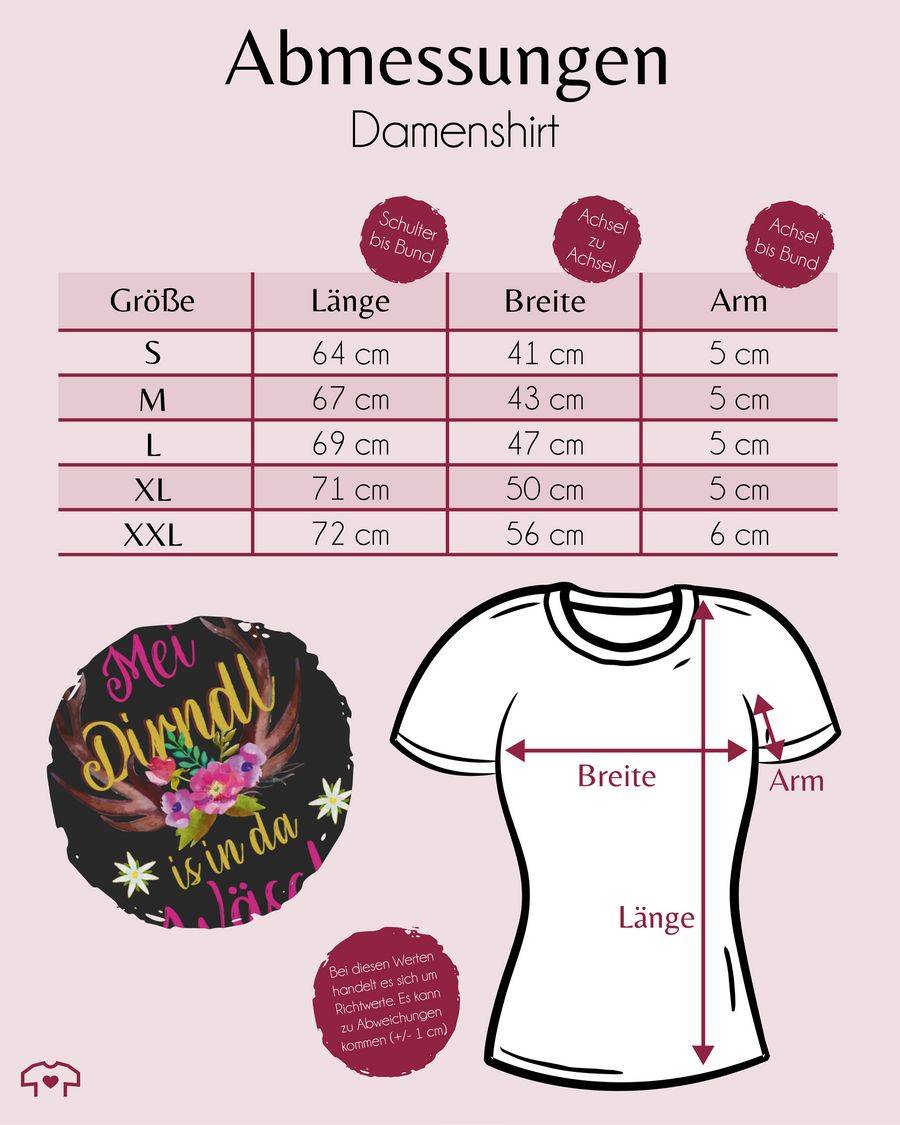 Shirtracer Mei Dirndl is in da Wäsch - Hirschgeweih Shirts & Mehr Shirtracer Weihnachtsangebot