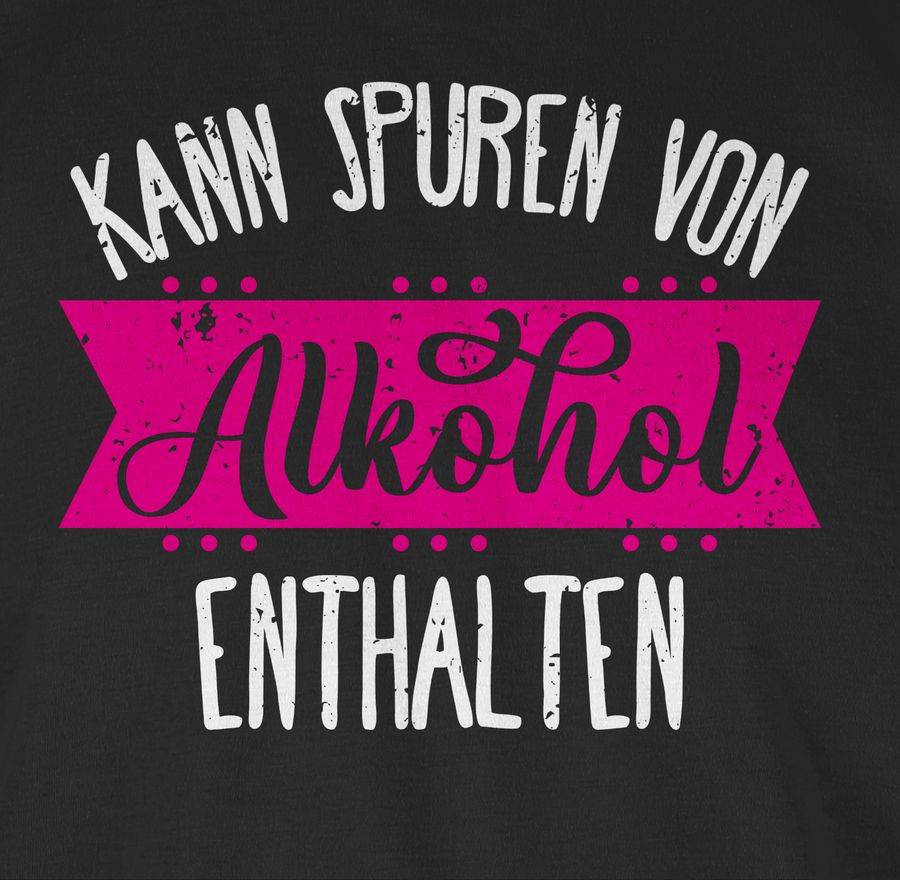 Shirtracer Kann Spuren von Alkohol enthalten - Vintage weiß/fuchsia: Tshirt Rucksack Shirtracer Muttertagsangebot