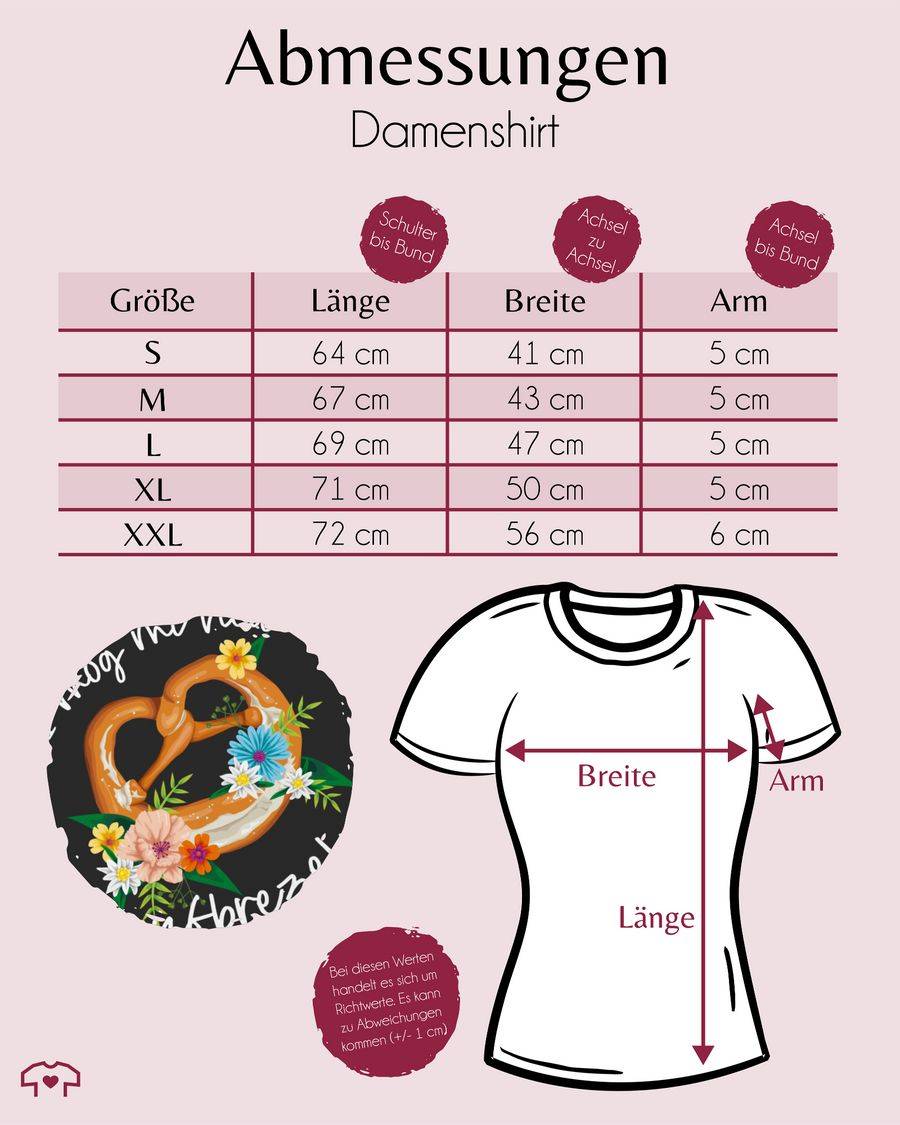 Shirtracer I mog mi ned aufbrezeln! - weiß: T-Shirt Turnbeutel Shirtracer Jubiläumsangebot