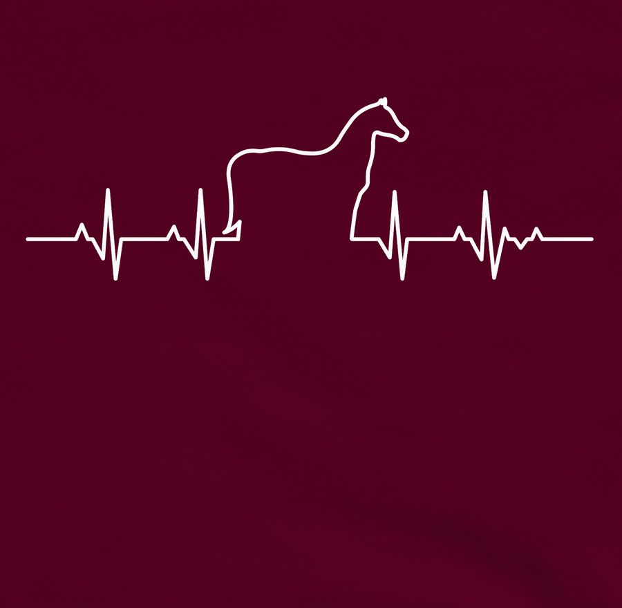 Shirtracer Herzschlag Pferd: Tshirt Gym Bag Shirtracer Lagerräumung