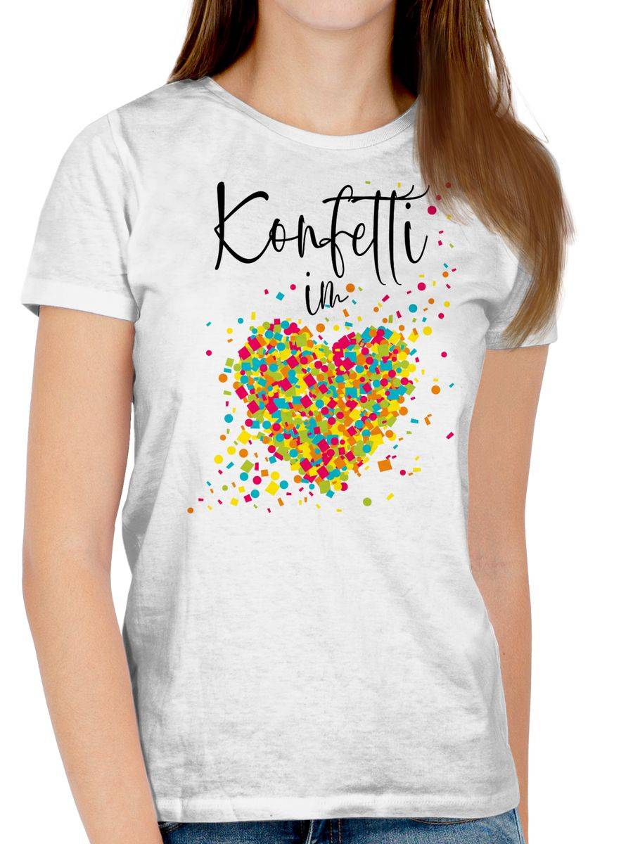 Shirtracer Konfetti im Herzen Kalligrafie - schwarz Shirts & Mehr Shirtracer Heißer Verkauf