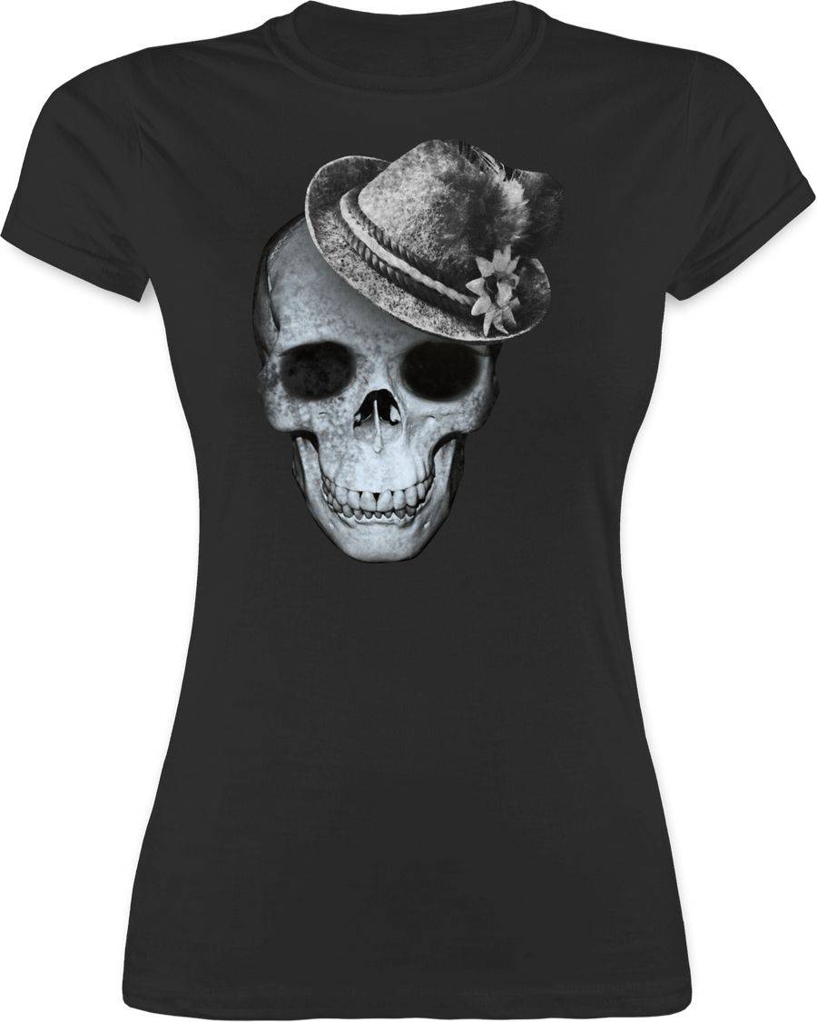 Shirtracer Totenkopf mit Filzhut: T-Shirt Gym Bag Shirtracer