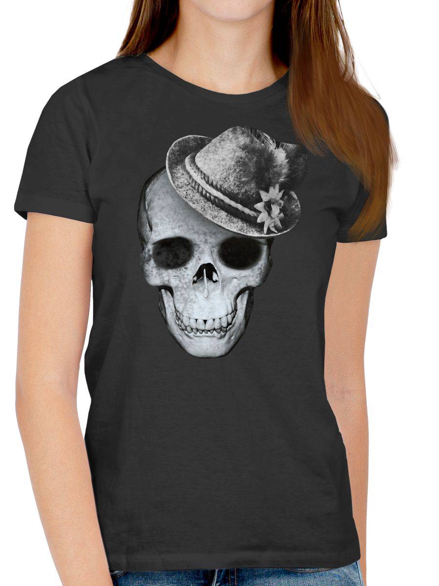 Shirtracer Totenkopf mit Filzhut: T-Shirt Gym Bag Shirtracer Zeitlich begrenztes Angebot