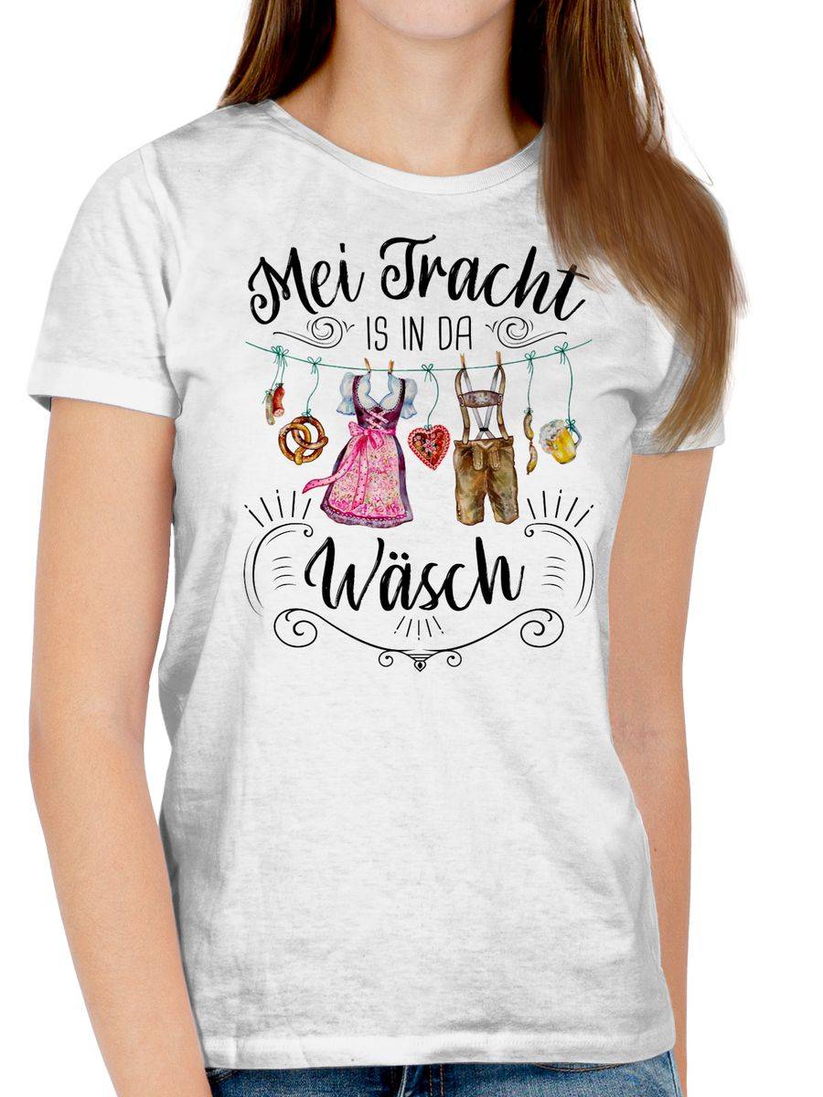 Shirtracer Mei Tracht is in da Wäsch - Wäscheleine Shirts & Mehr Shirtracer Blitzangebot