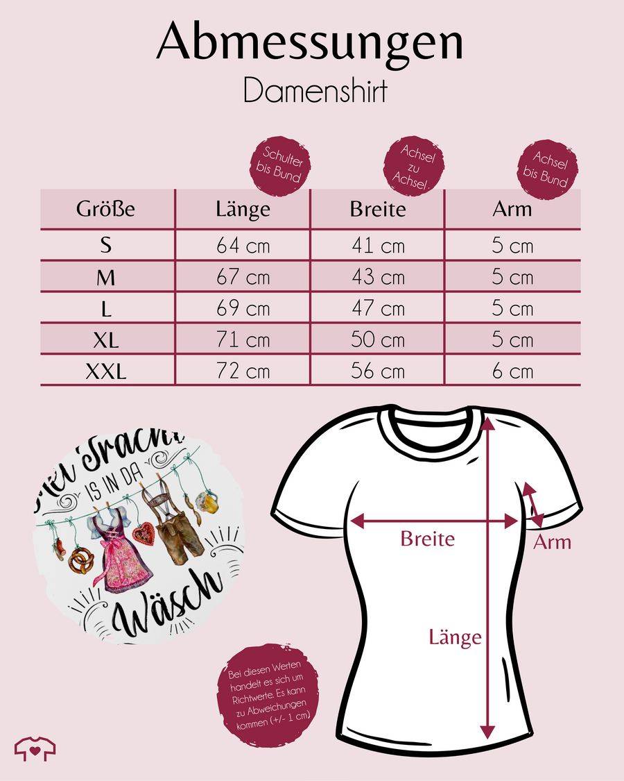 Shirtracer Mei Tracht is in da Wäsch - Wäscheleine Shirts & Mehr Shirtracer Blitzangebot