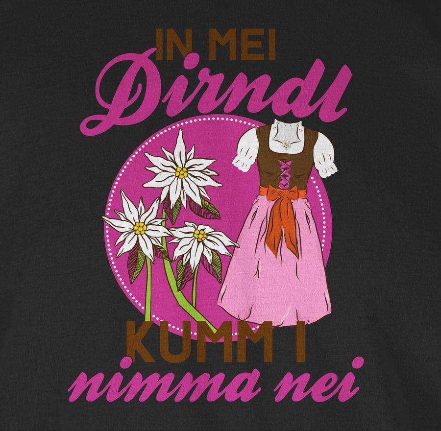 Shirtracer In mei Dirndl kumm I nimma nei - braun fuchsia Shirts & Mehr Shirtracer Tägliche Deals