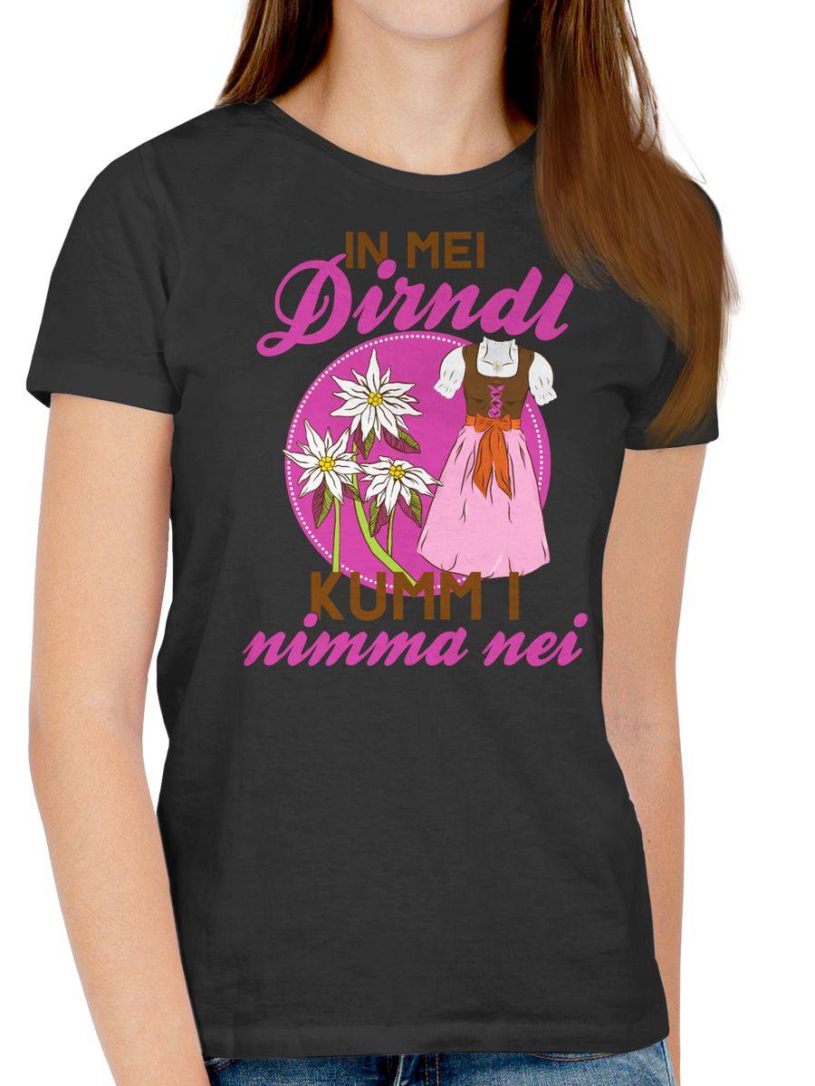 Shirtracer In mei Dirndl kumm I nimma nei - braun fuchsia Shirts & Mehr Shirtracer Tägliche Deals