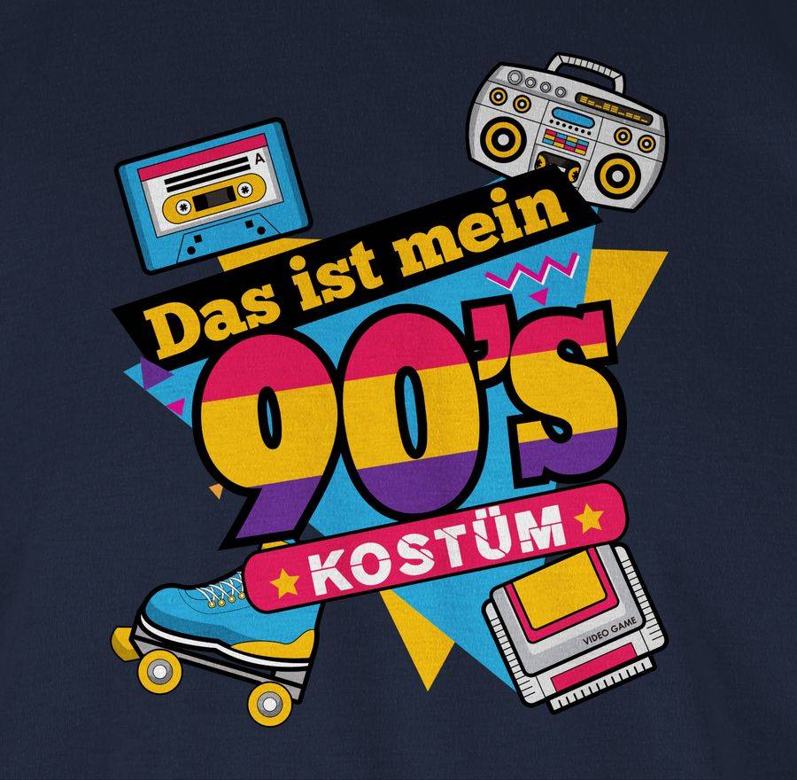 Shirtracer Das ist mein 90er Jahre Kostüm: Tshirt Rucksack Shirtracer Neueste Stile