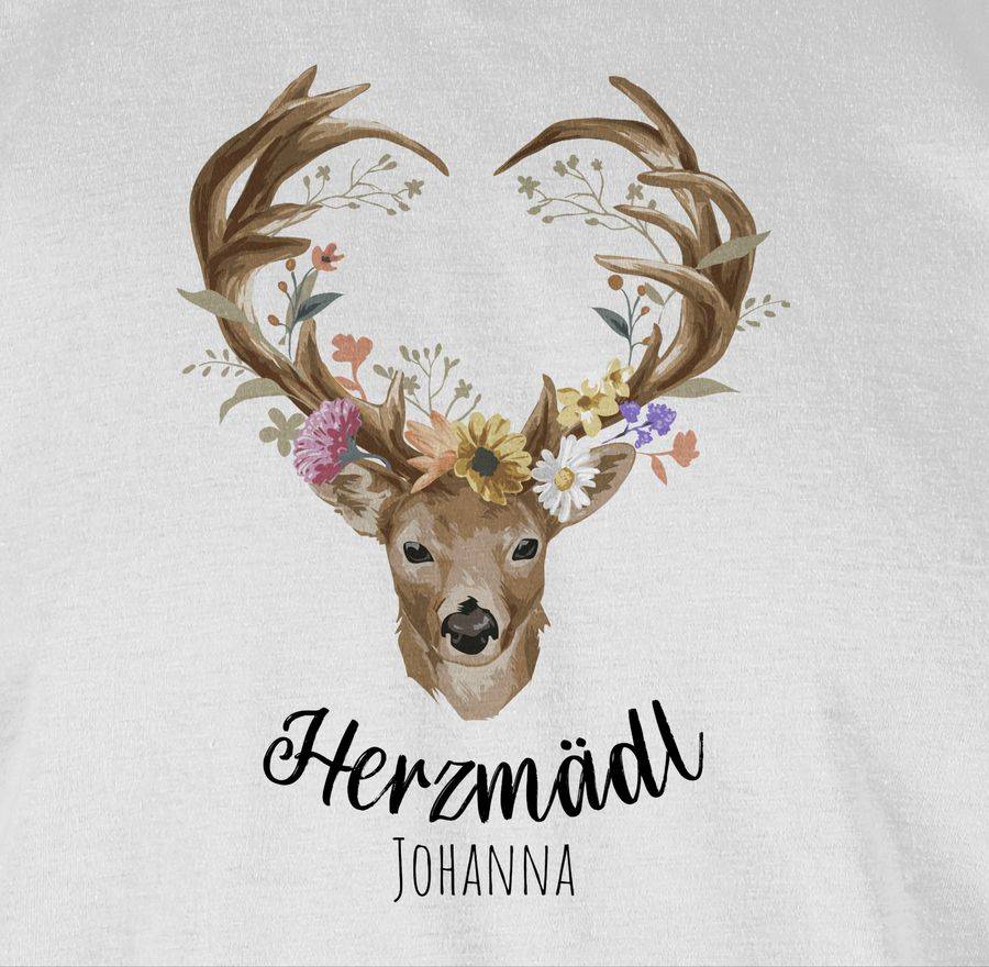 Shirtracer Herzmädl Hirsch Geweih Hirschgeweih Madl Shirts & Mehr Shirtracer Bis zu 60% Rabatt