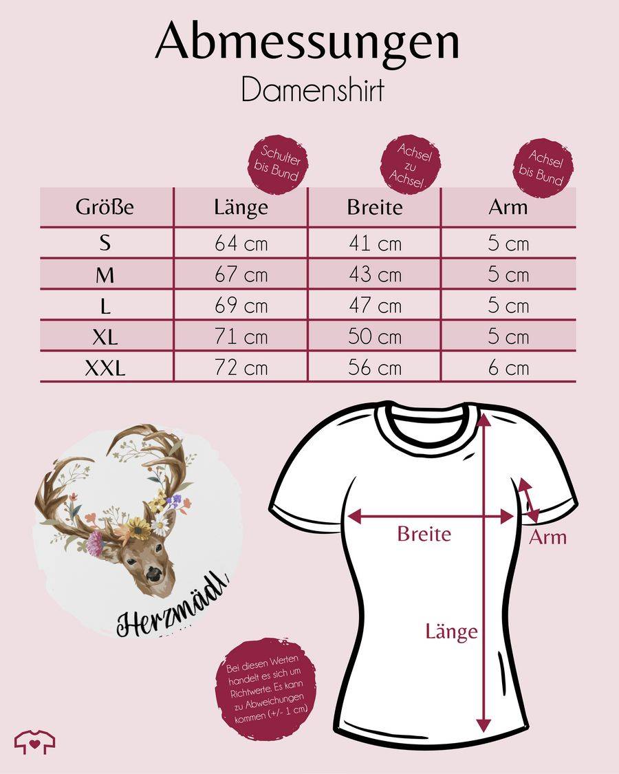 Shirtracer Herzmädl Hirsch Geweih Hirschgeweih Madl Shirts & Mehr Shirtracer Bis zu 60% Rabatt
