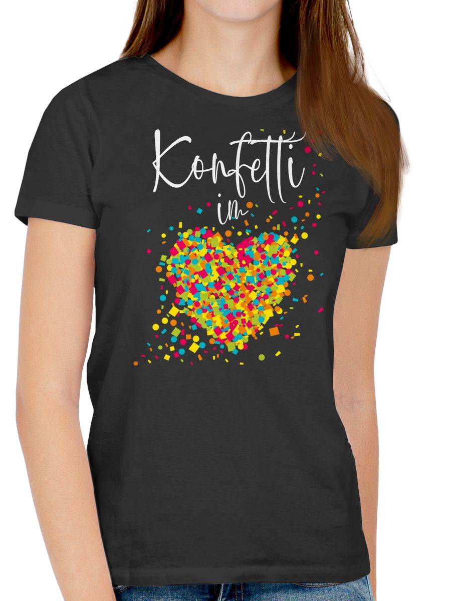 Shirtracer Konfetti im Herzen Kalligrafie - weiß Shirts & Mehr Shirtracer Vierteljährliche Förderung