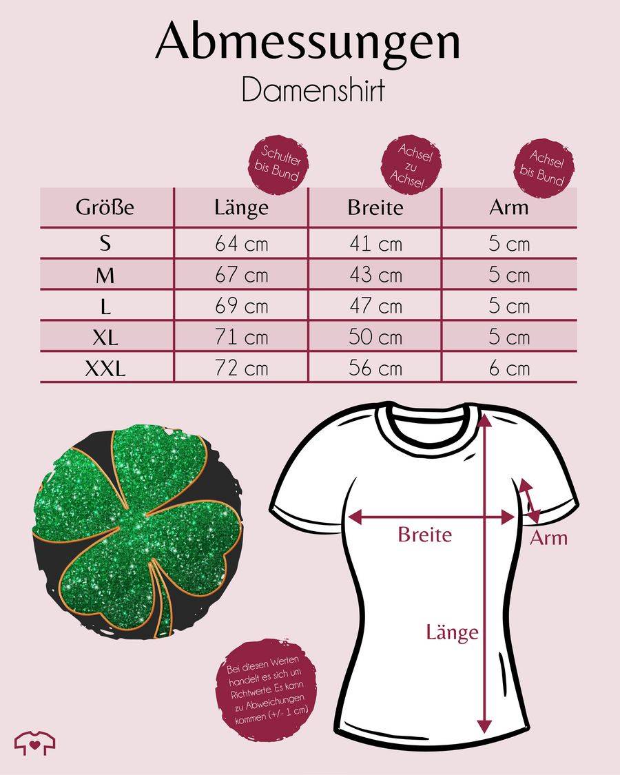 Shirtracer Kleeblatt Glitter Grün: T-Shirt Rucksack Shirtracer Super Rabatt