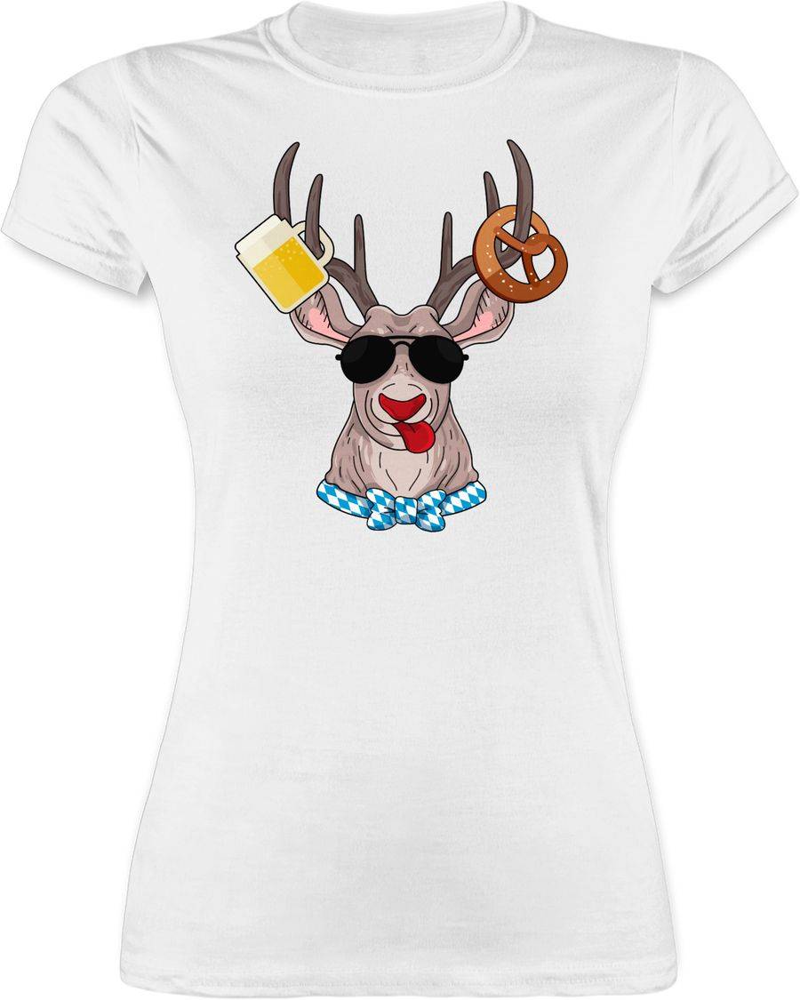 Shirtracer Oktoberfest Hirsch: T-Shirt Turnbeutel Shirtracer Black Friday Preise