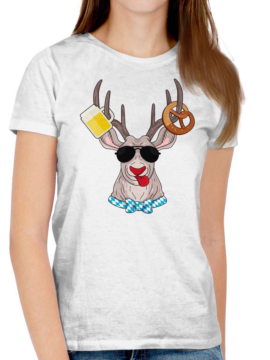 Shirtracer Oktoberfest Hirsch: T-Shirt Turnbeutel Shirtracer Black Friday Preise