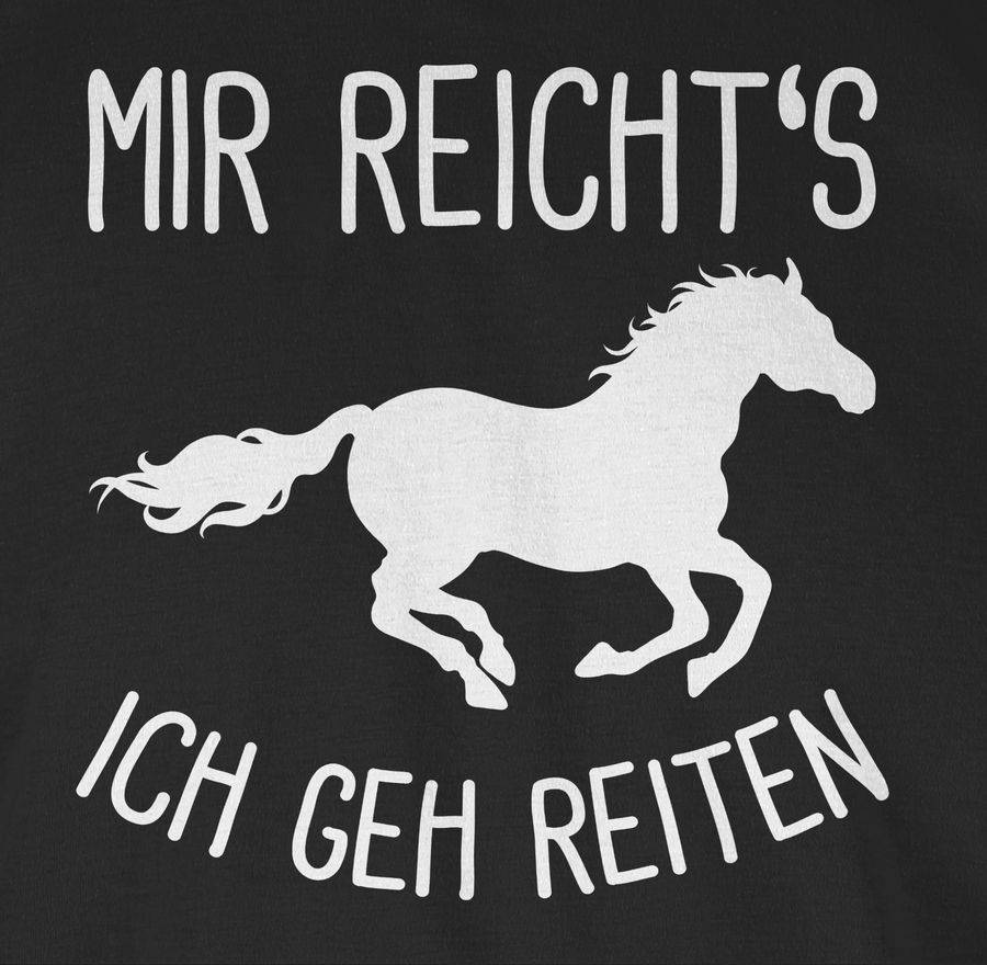 Shirtracer Mir reichts ich geh Reiten mit Pferd: T-Shirt Gym Bag Shirtracer 2025
