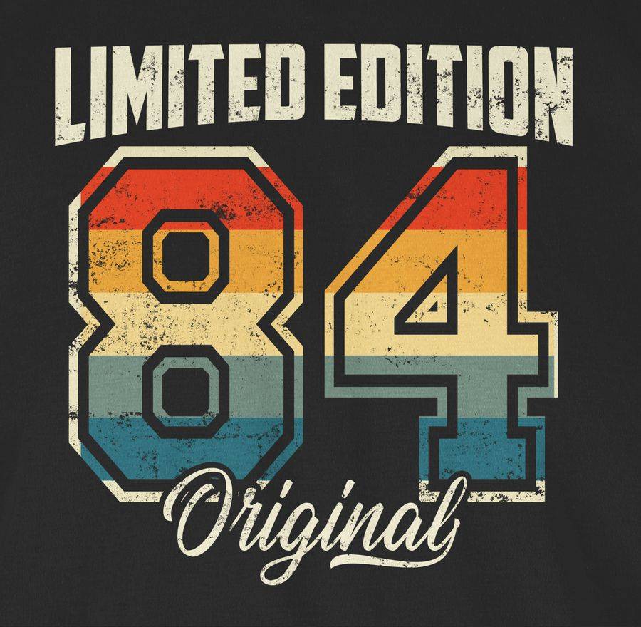 Shirtracer Limited Edition 1984 Original Vierzigster: T-Shirt Turnbeutel Shirtracer Auslauf