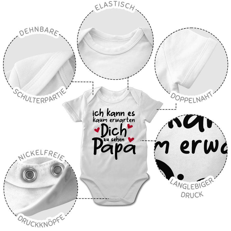 Shirtracer Ich kann es kaum erwarten dich zu sehen Papa Shirts & Mehr Shirtracer Black Friday