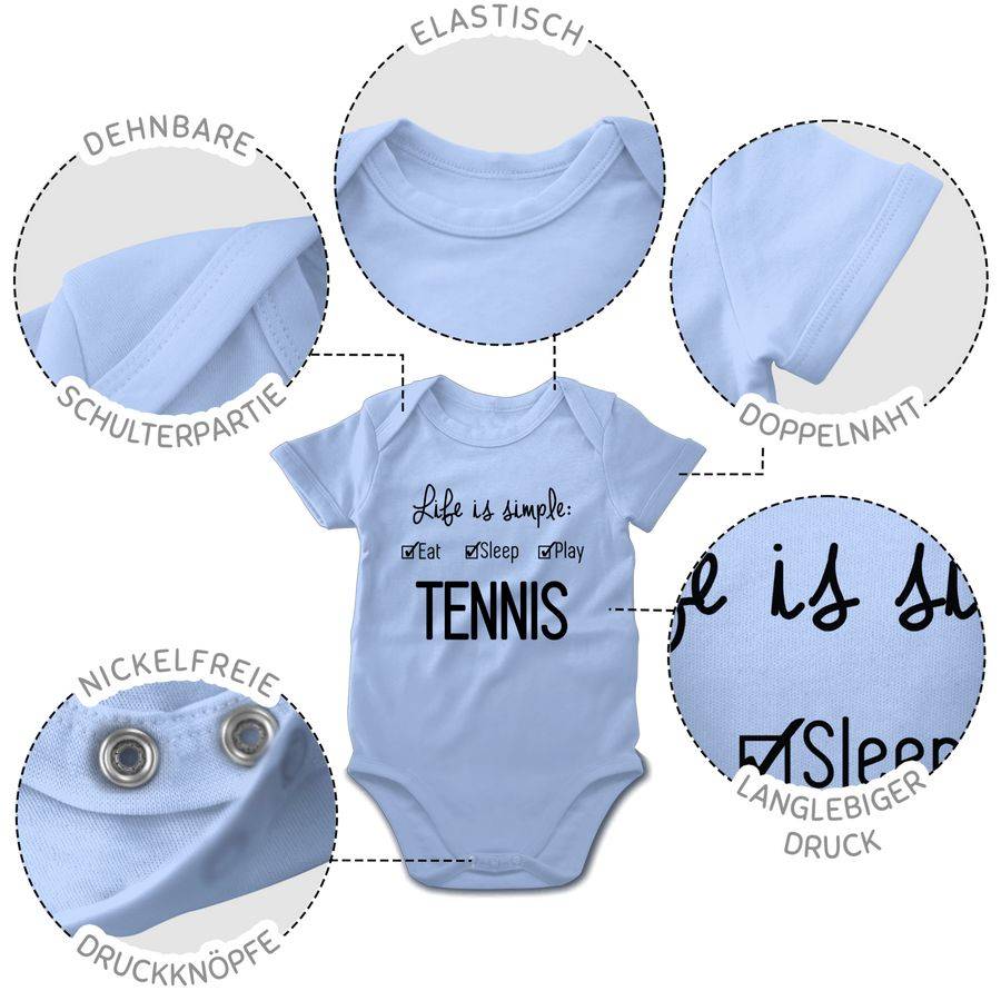Shirtracer Life is simple Tennis Shirts & Mehr Shirtracer Cyber Monday