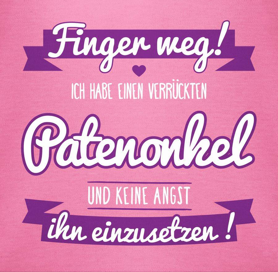 Shirtracer Ich habe einen verrückten Patenonkel lila: T-Shirt Gym Bag Shirtracer Osterangebot