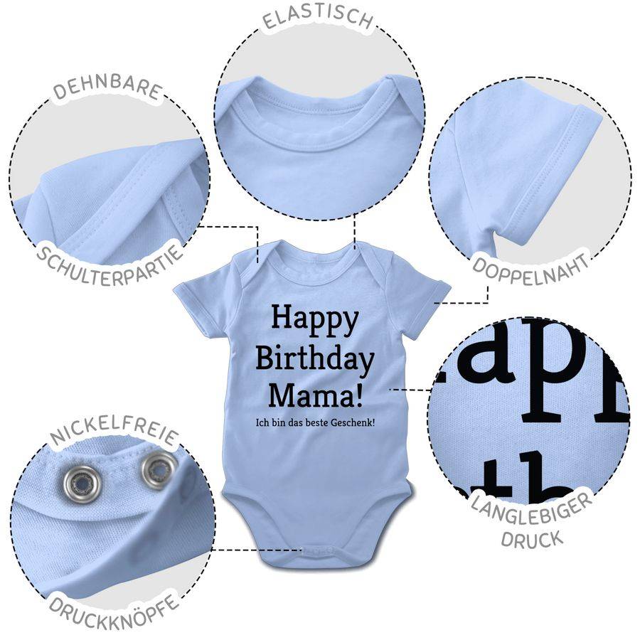 Shirtracer Happy Birthday Mama! Ich bin das beste Geschenk! Shirts & Mehr Shirtracer Valentinstagsangebot
