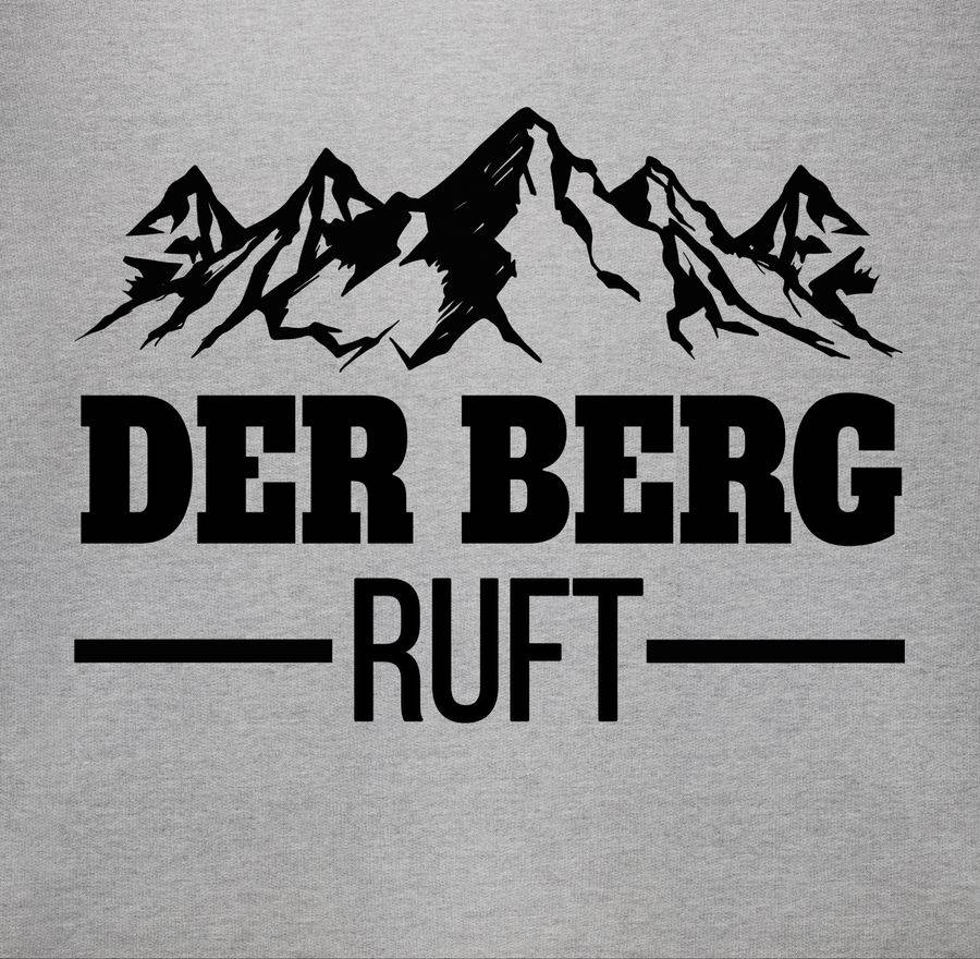 Shirtracer Der Berg ruft - schwarz: T-Shirt Rucksack Shirtracer Top Angebot