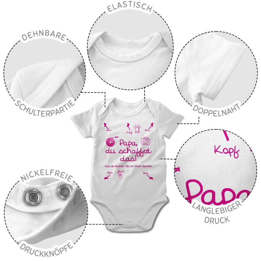 Shirtracer Papa du schaffst das Feuerwehr Mädchen Shirts & Mehr Shirtracer Online Outlet
