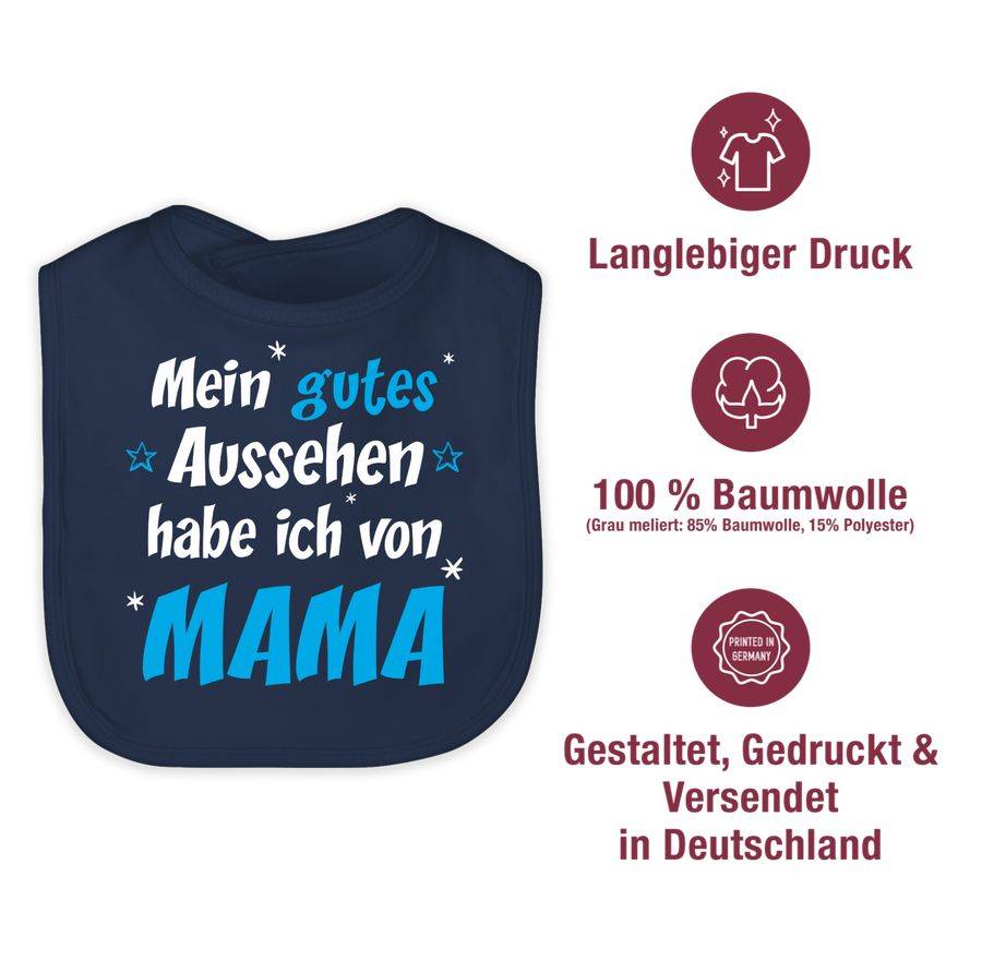 Shirtracer Mein gutes Aussehen Mama Junge: T-Shirt Turnbeutel Shirtracer Räumungsverkauf