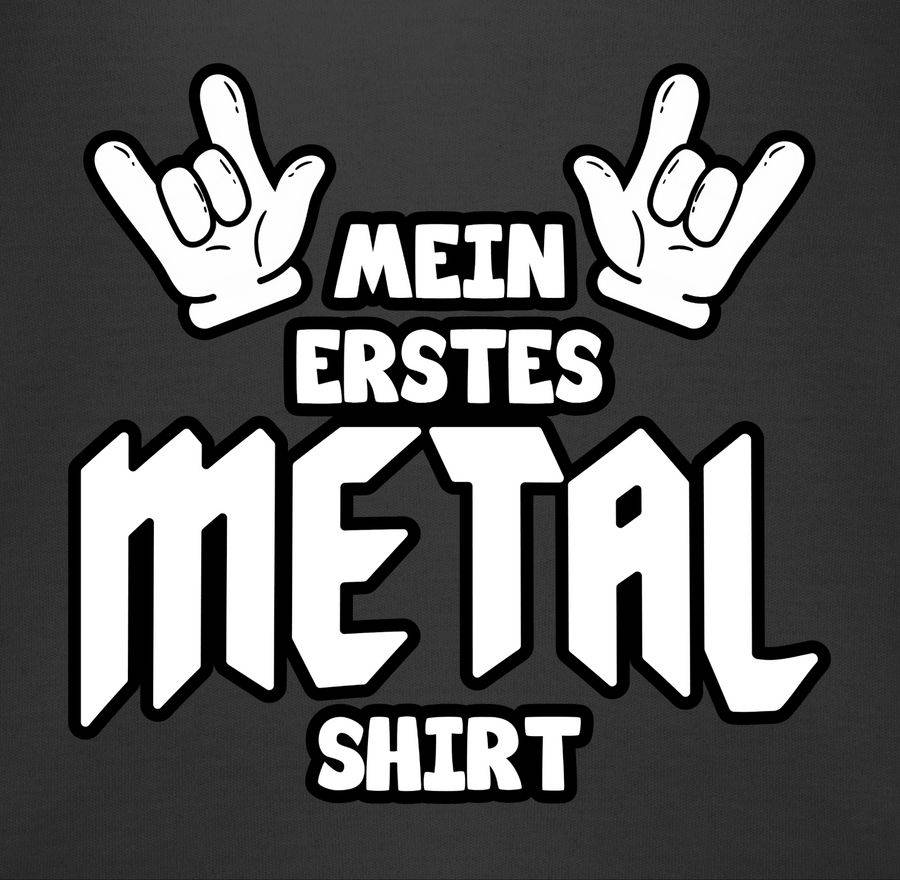 Shirtracer Mein erstes Metal Shirt Comic Shirts & Mehr Shirtracer Neueste Stile
