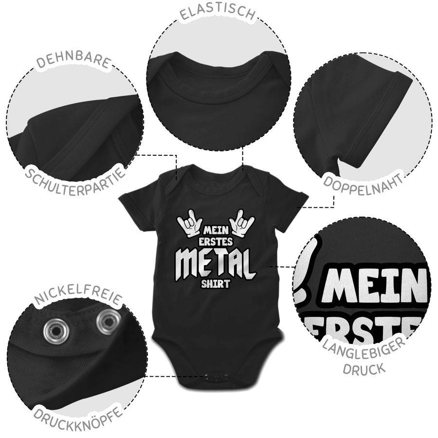 Shirtracer Mein erstes Metal Shirt Comic Shirts & Mehr Shirtracer Neueste Stile