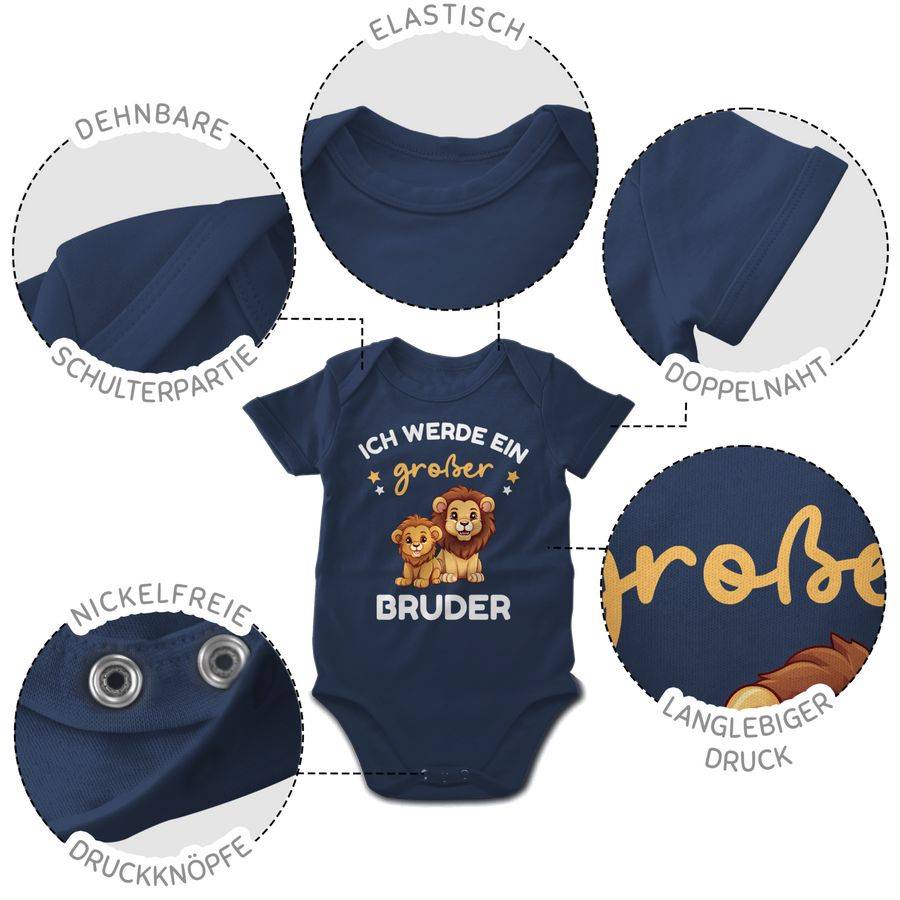 Shirtracer Ich werde großer Bruder Geschenk Löwen Shirts & Mehr Shirtracer Vierteljährliche Förderung