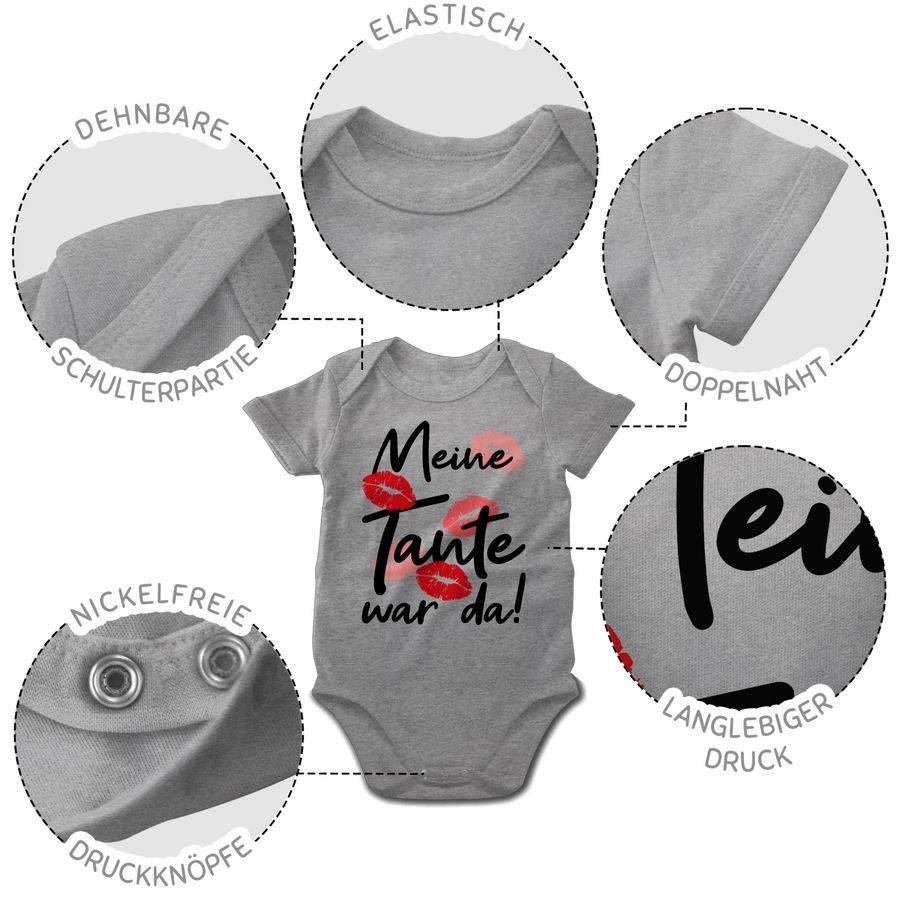 Shirtracer Meine Tante war da - schwarz Shirts & Mehr Shirtracer Black Friday Preise