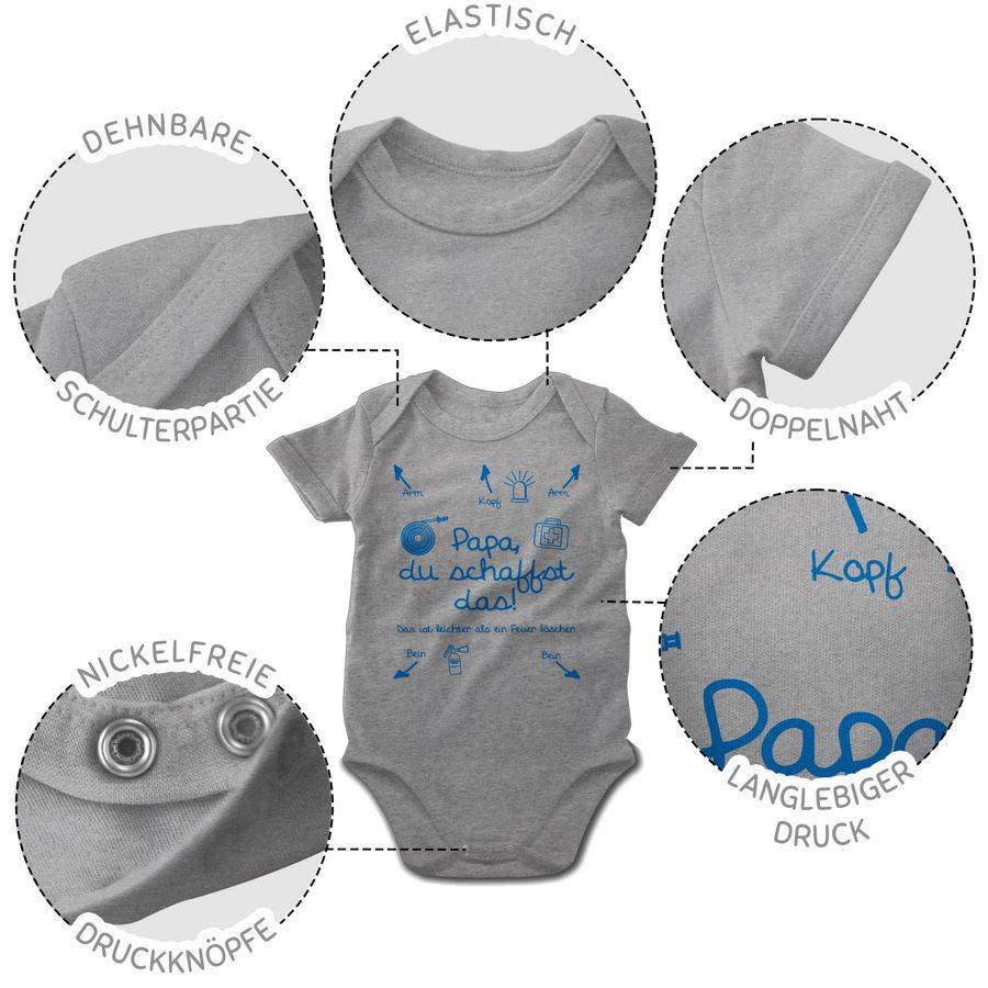 Shirtracer Papa du schaffst das Feuerwehr Junge Shirts & Mehr Shirtracer Angebote