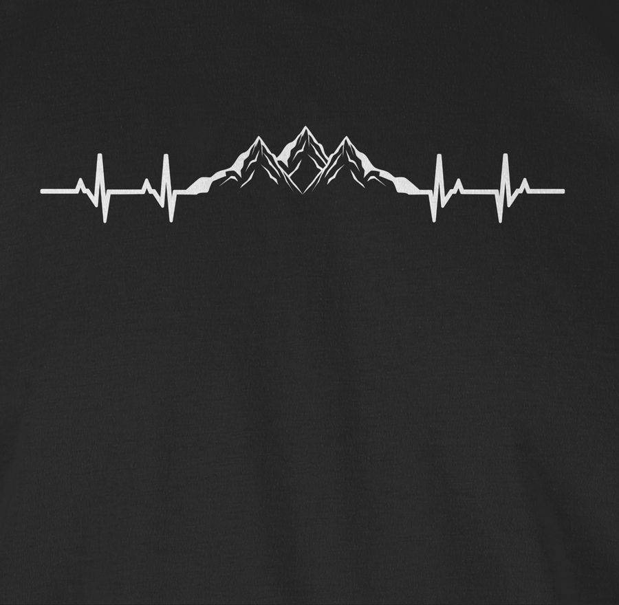 Shirtracer Berge Herzschlag Shirts & Mehr Shirtracer Online Shopping