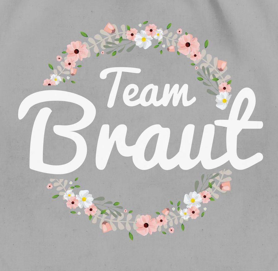 Shirtracer Team Braut Blumenkranz Shirts & Mehr Shirtracer Lagerräumung