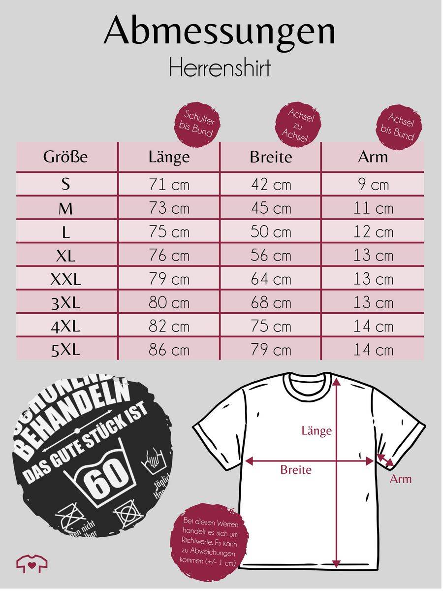 Shirtracer Schonend behandeln das gute Stück ist sechzig - weiß Shirts & Mehr Shirtracer Online Outlet
