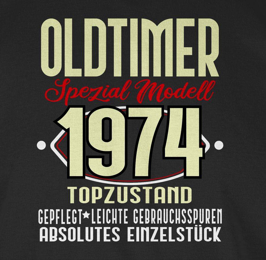 Shirtracer Oldtimer Spezial Modell 1974 Fünfzigster Shirts & Mehr Shirtracer Blitzangebot