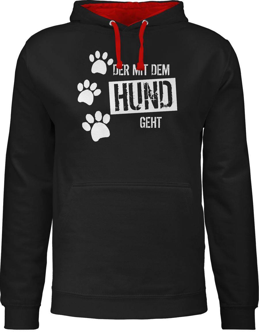 Shirtracer Der mit dem Hund geht: Tshirt Turnbeutel Shirtracer Räumungsverkauf