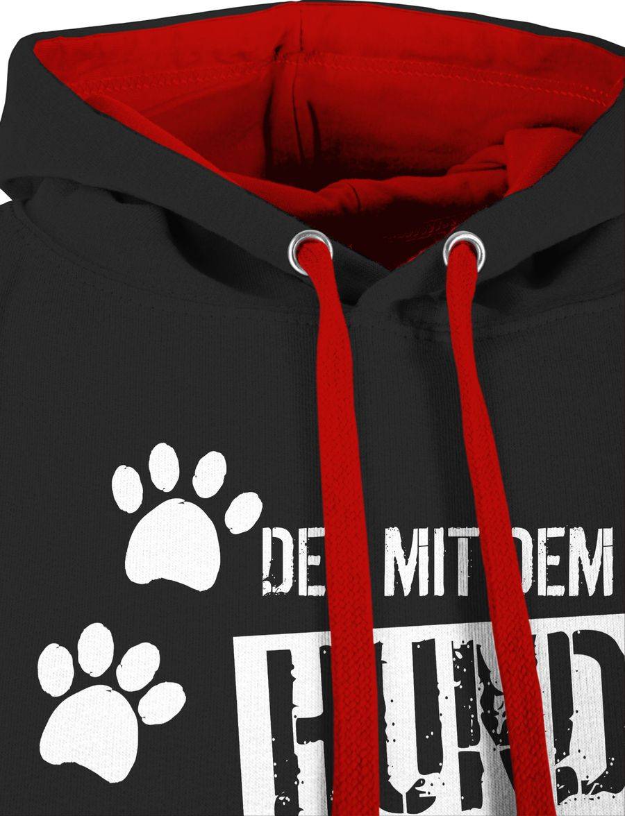 Shirtracer Der mit dem Hund geht: Tshirt Turnbeutel Shirtracer Räumungsverkauf