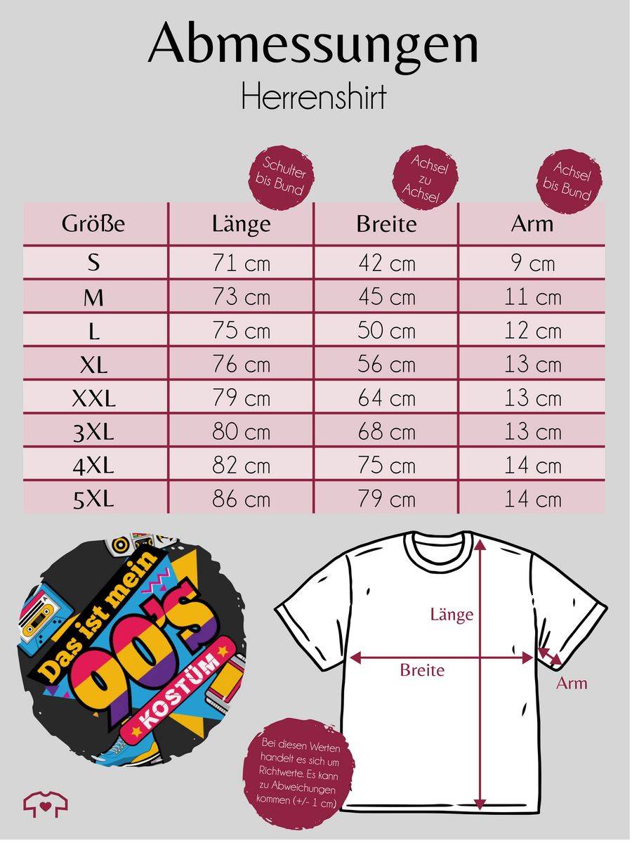 Shirtracer Das ist mein 90er Jahre Kostüm: Tshirt Rucksack Shirtracer Begrenzte Freigabe